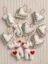 коледни играчки от филц и гномчета , снимка 5
