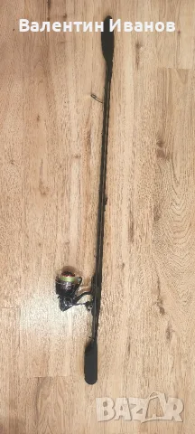 Спининг въдица Mikado Bixlite Spin 1.98m 1-7g със DAIWA 23 Ninja LT 1000 с навито SHIMANO Kairiki 8 