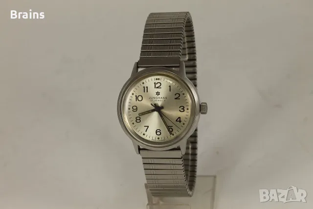 1960's JUNGHANS Стар Немски Стоманен Ръчен Часовник