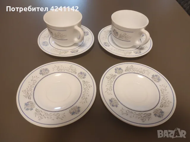 Бял сервиз за кафе, снимка 4 - Сервизи - 56727874