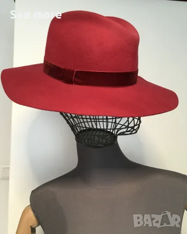 Max & Co. "Esercito" felt fedora hat капела вълна 