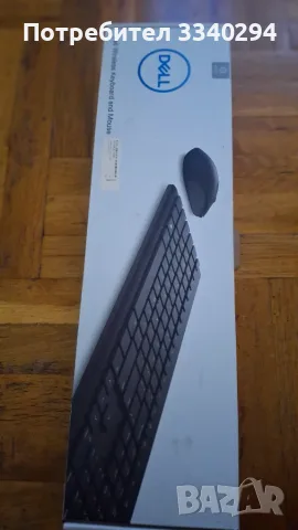 Безжичен комплект клавиатура и мишка Dell KM3322W  