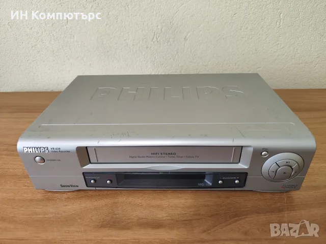 Продавам видео рекордер Philips VR630, снимка 2 - Плейъри, домашно кино, прожектори - 56602035
