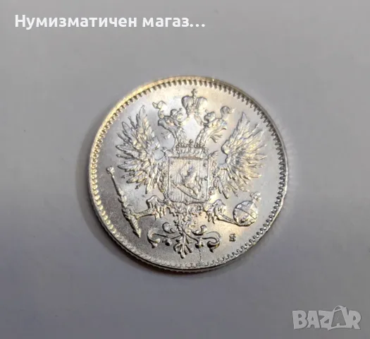 50 пени 1916 Финландия UNC, снимка 3 - Нумизматика и бонистика - 56725694