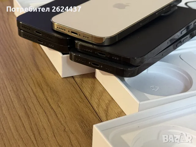 Бартер iPhone 14 Pro 128 256gb black gold 100%, снимка 5 - Apple iPhone - 56576228
