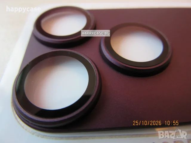 Apple iPhone 18 Pro Max / iPhone 18 Pro / Алуминиев протектор за камера, снимка 17 - Фолия, протектори - 56541848