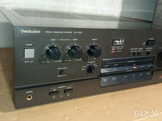 Стерео усилвател Technics SU-V650, снимка 6 - Ресийвъри, усилватели, смесителни пултове - 56629972