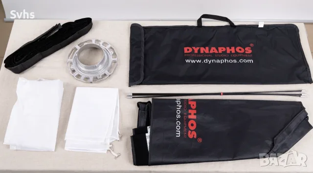 Дълбок софтбокс Dinafos  60/90 + грид, снимка 3 - Светкавици, студийно осветление - 56570028