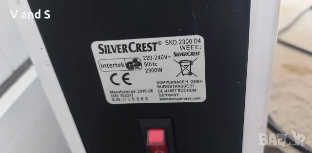 Конвекторна печка silver crest, снимка 3 - Отоплителни печки - 56585554