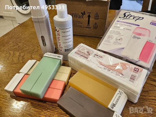 Чисто нов професионален комплект за кола маска EpilWax + втори нагревател Strep