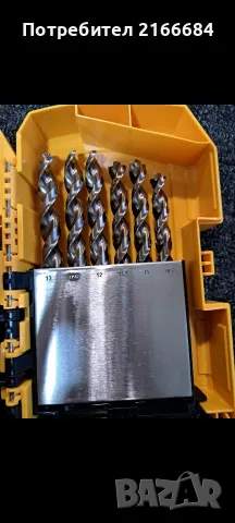 Комплект свредла DeWALT , снимка 4 - Винтоверти - 56556379