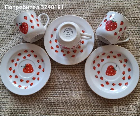 Японски чашки за кафе 3 броя, снимка 2 - Сервизи - 56626936