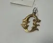 Златна висулка"буква С" 1.26гр., снимка 5
