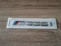 BMW М335i сребрист мат емблема, снимка 1