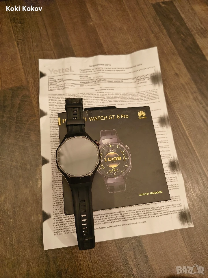 Часовник HUAWEI WATCH 6 GT PRO, снимка 1
