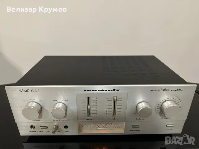 Усилвател Marantz PM 200, снимка 5 - Ресийвъри, усилватели, смесителни пултове - 56713162