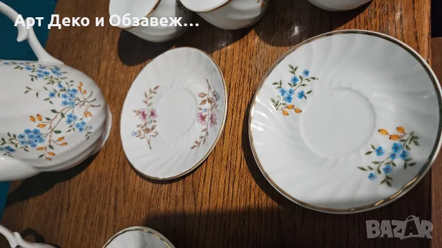 Ретро сервиз за кафе Китка, снимка 6 - Сервизи - 56569033