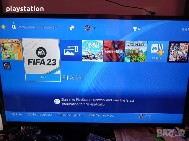 PlayStation 4 Slim 500GB + 2 джойстика и топ игри, снимка 5 - PlayStation конзоли - 56458797