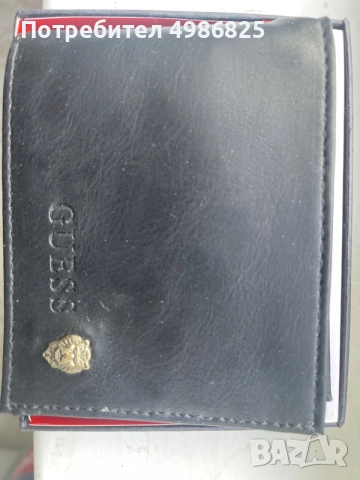 GUESS Оригинален Мъжки Кожен Портофел, снимка 4 - Портфейли, портмонета - 56613237