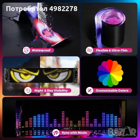 LED Matrix panel , снимка 2 - Аксесоари - 56576026
