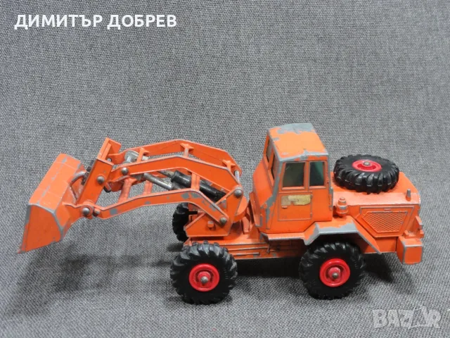 СТАРА РЕТРО МЕТАЛНА КОЛИЧКА ФАДРОМА HATRA TRACTOR SHOVEL MATCHBOX KING SIZE ENGLAND