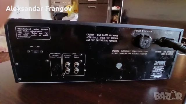 PIONEER CT - 508 STEREO DECK, снимка 9 - Декове - 56573400