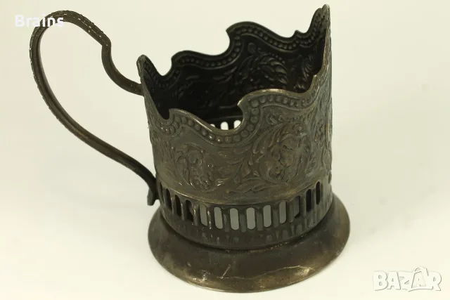 1960'с Руски Подстаканник Космическа Програма СССР, снимка 5 - Антикварни и старинни предмети - 56609343