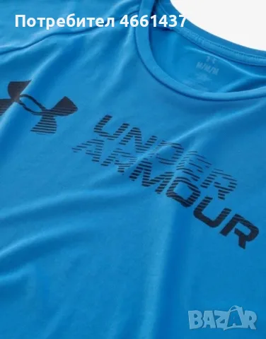 UNDER ARMOUR Tech Reflective SS Blue

, снимка 4 - Спортни дрехи, екипи - 56730659