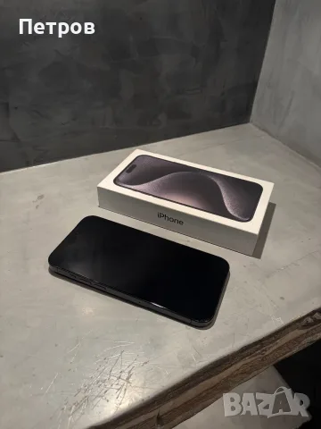 КАТО НОВ Iphone 15 Pro Max 256 GB Black, снимка 5 - Apple iPhone - 56681867