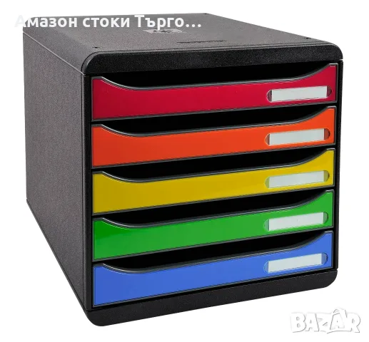 Шкаф с 5 чекмеджета за документи А4+ Exacompta Big Box Plus