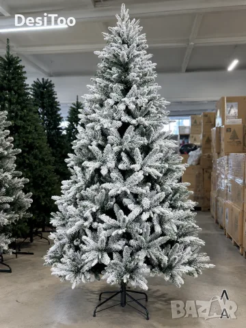 ❗️ГОЛЯМО НАМАЛЕНИЕ❗️🌲❄️ 3D изкуствена елха изцяло заснежена с гъсти клони като изстинска ❄️🌲 