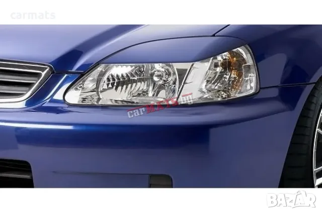 Вежди за фарове за Honda Civic (2001-2003) - Черни