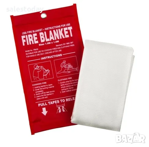 Пожарогасително одеяло, fire blanket