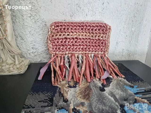 официална дамска чанта с ресни тип плик