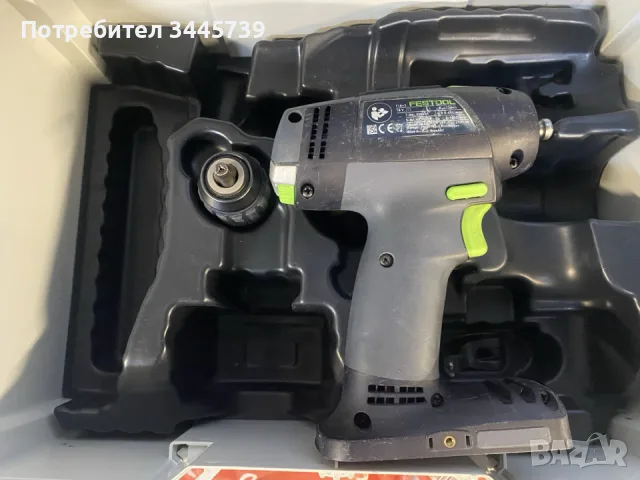Festool T 18+3 с куфар, снимка 2 - Куфари с инструменти - 56748159